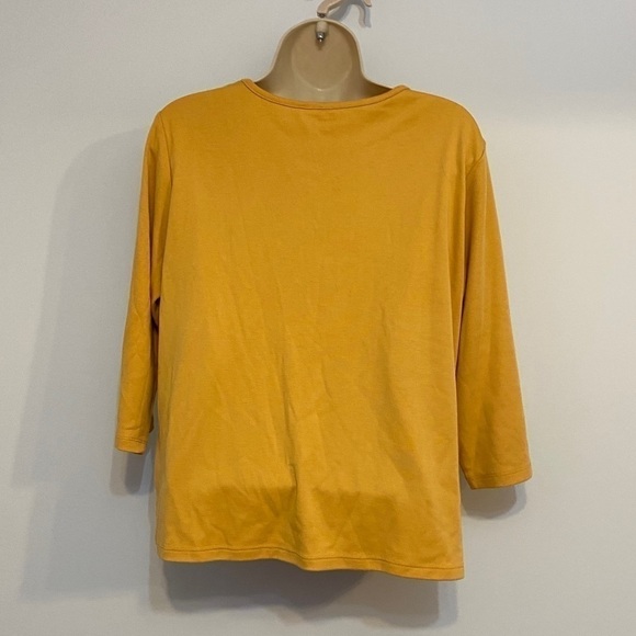 4/$35 Alia petite Medium yellow top studs scoop - Picture 4 of 4